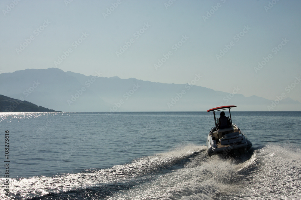 Obraz premium The speed boat
