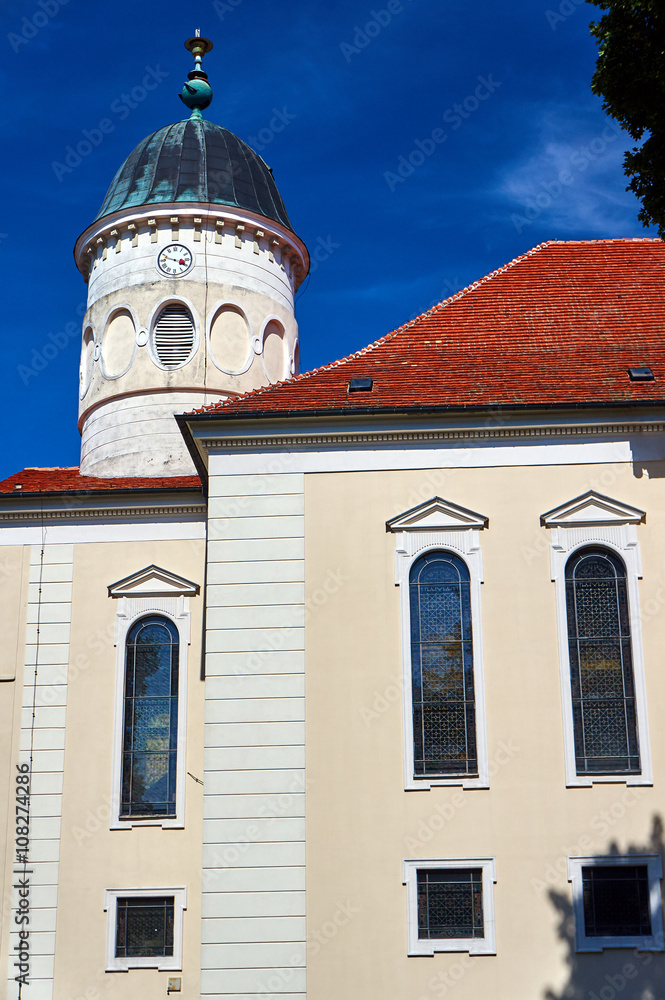 Classicist Lutheran Church in Sycowo in Poland.