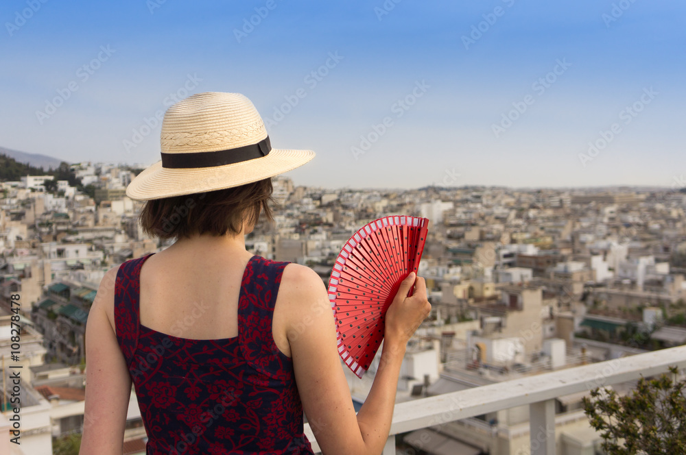 Young woman on vacation