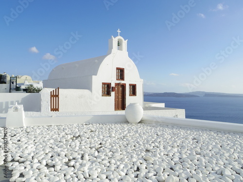 Oia, Santorini in Greece photo