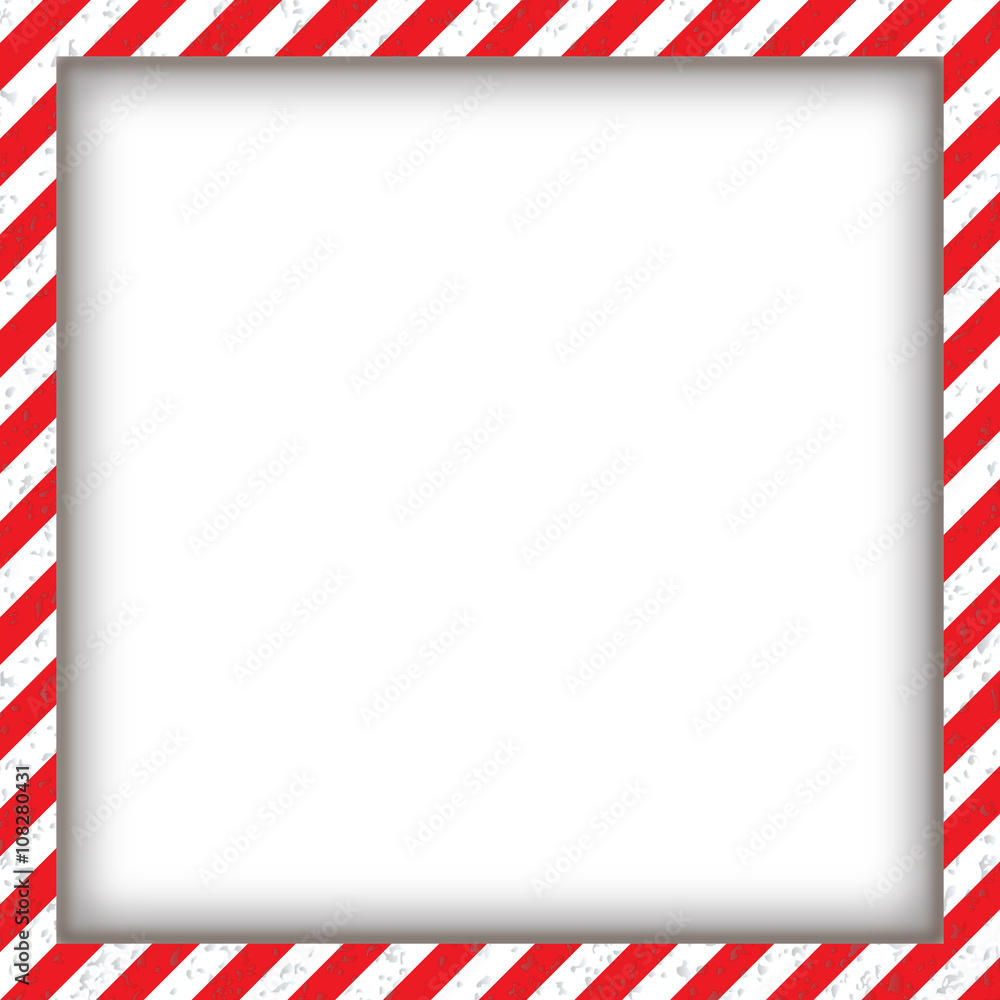 Abstract geometric square frame, with diagonal red and white. illustration Abstract geometric square frame, with diagonal red and white. illustration