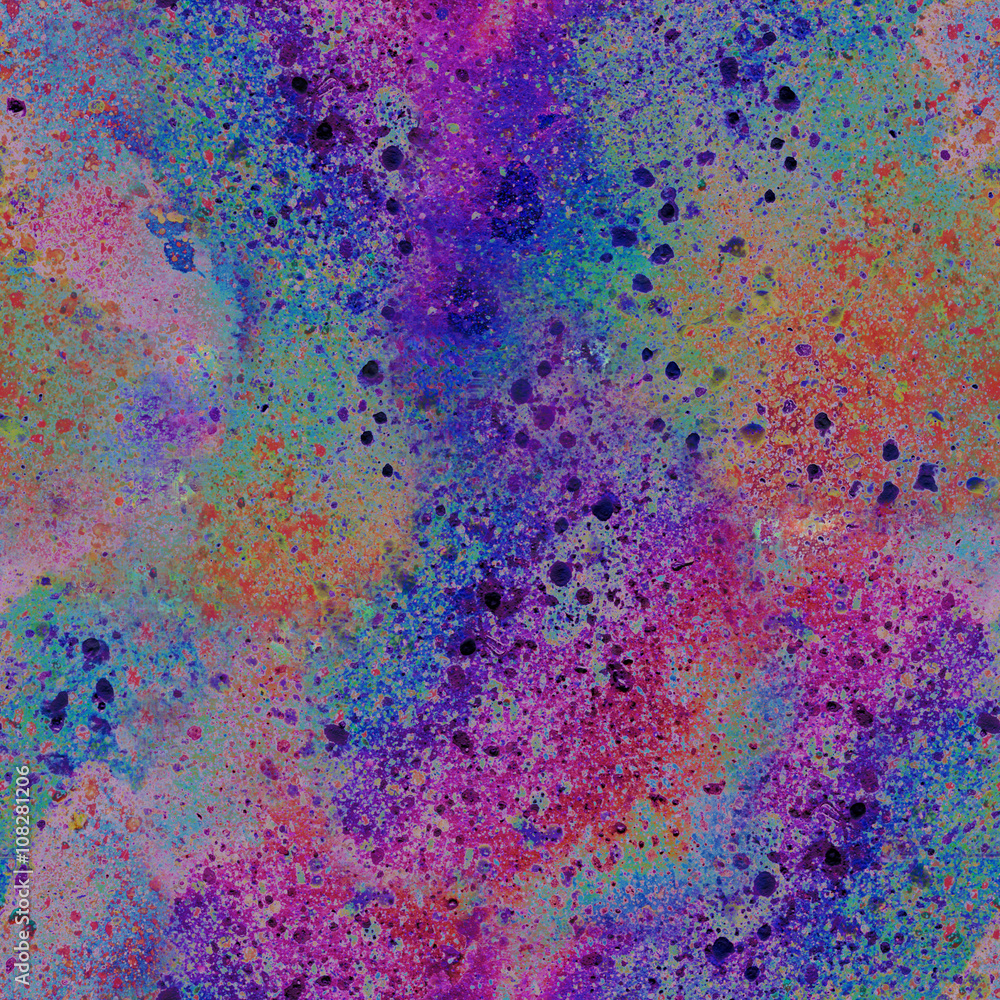 Watercolor cosmos abstract background