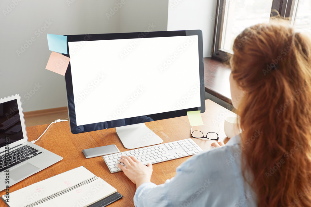 Computer Screen Typing