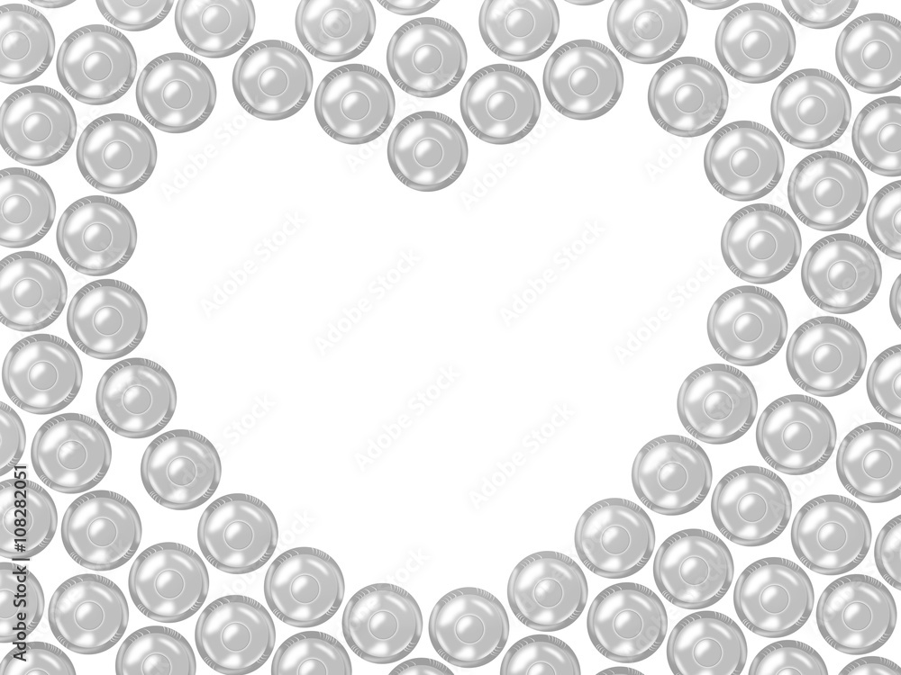 Fototapeta premium Condoms on a white background