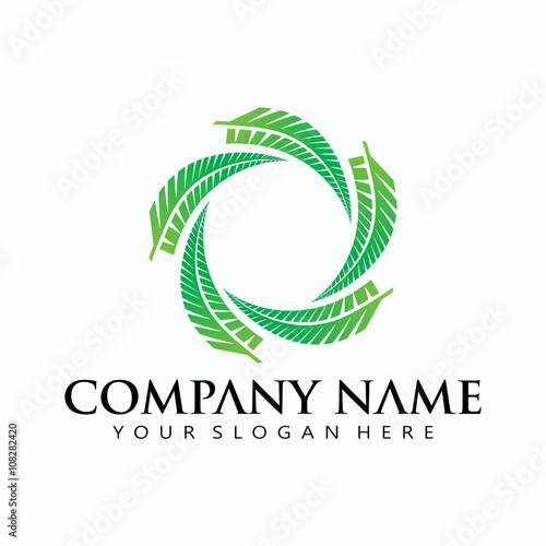 New Zealand Leaf Logo Icon