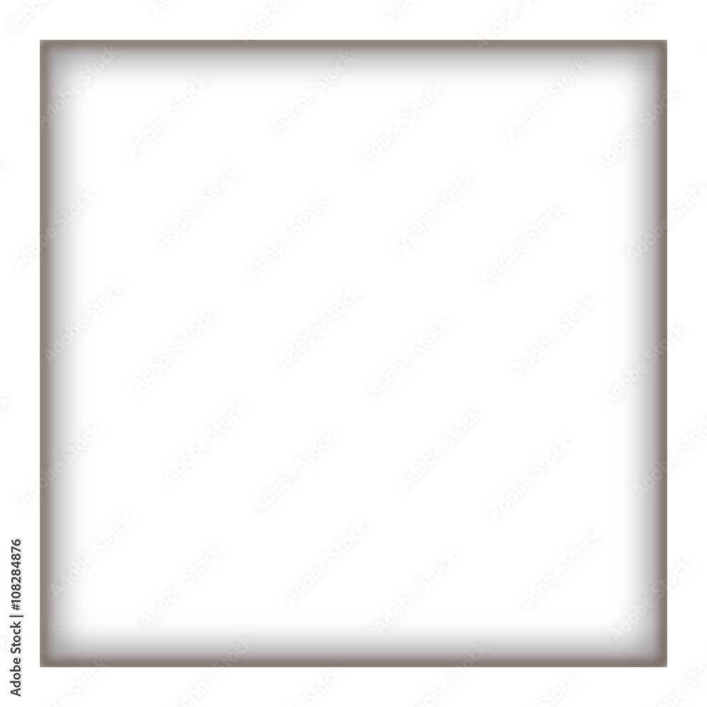 White frame. Frame with shadow White frame. Frame with shadow