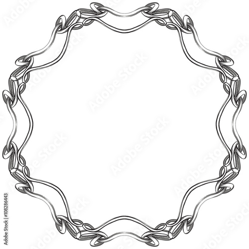decorative elements in vintage style for decoration layout, fram