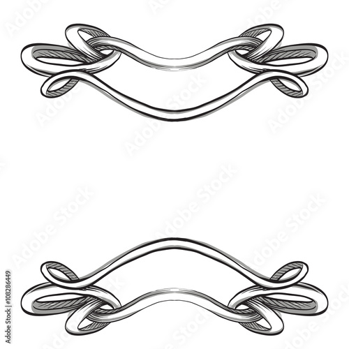 decorative elements in vintage style for decoration layout, fram