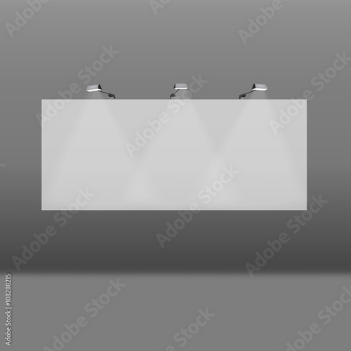 Trade exhibition stand, Exhibition Stand round, 3D rendering vis