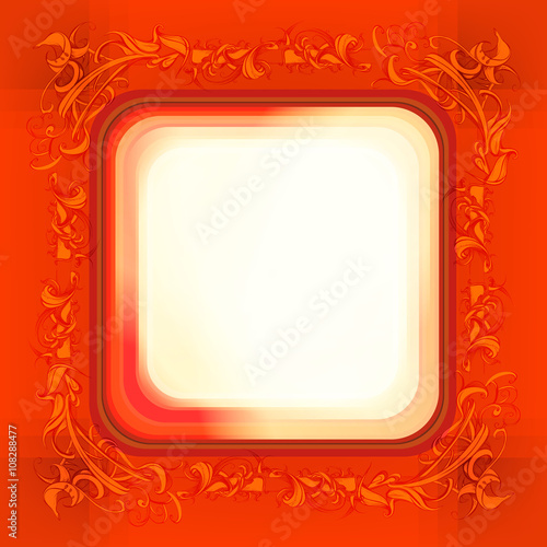 decorative elements in vintage style for decoration layout, fram