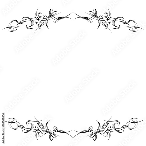 decorative elements in vintage style for decoration layout, fram