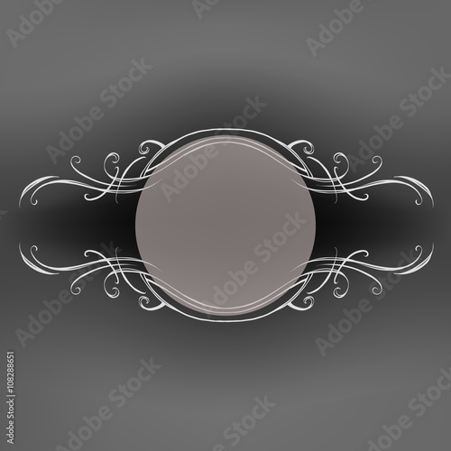 decorative elements in vintage style for decoration layout, fram