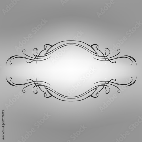 decorative elements in vintage style for decoration layout, fram