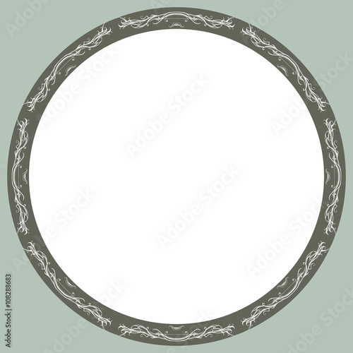 decorative elements in vintage style for decoration layout, fram