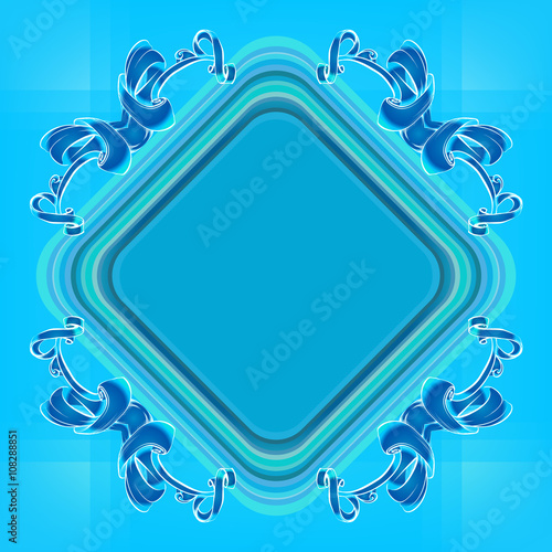 decorative elements in vintage style for decoration layout, fram