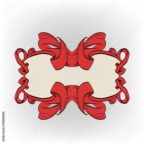 decorative elements in vintage style for decoration layout, fram