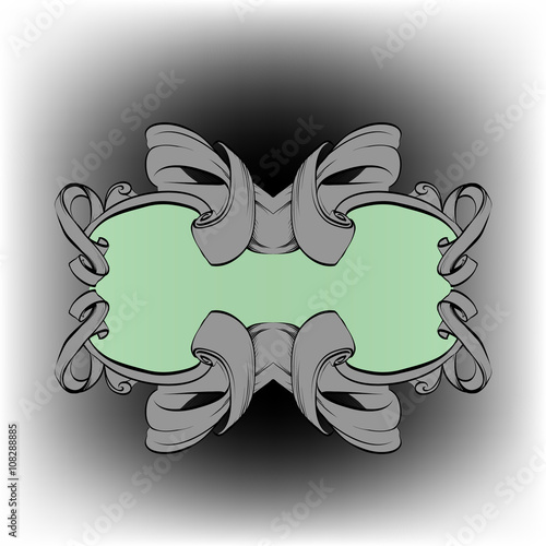 decorative elements in vintage style for decoration layout, fram