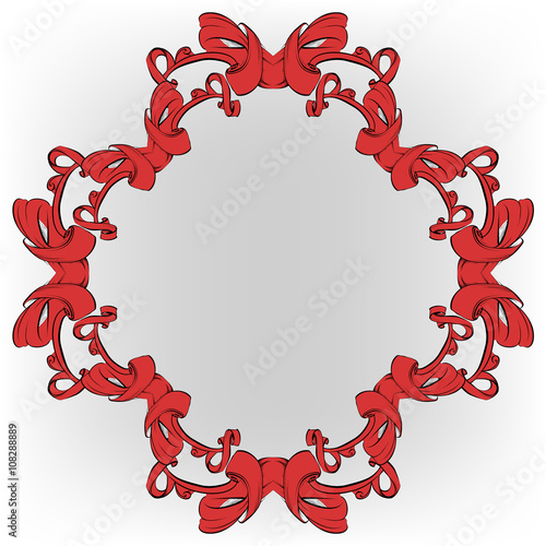 decorative elements in vintage style for decoration layout, fram