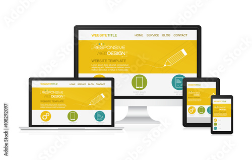 Responsive commerce web design.