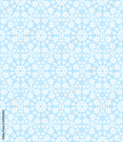 White floral pattern © Tatiana Prihnenko