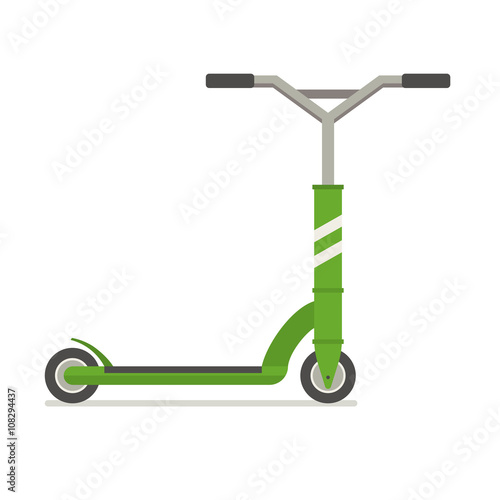 Kick Scooter Vector Illustratiom