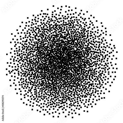 Confetti explosion. Vector illustration.