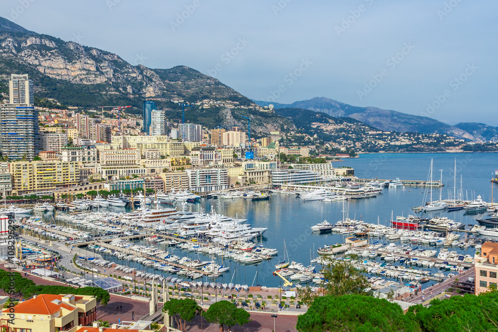 Cityscape of La Condamine, Monaco-Ville, Monaco