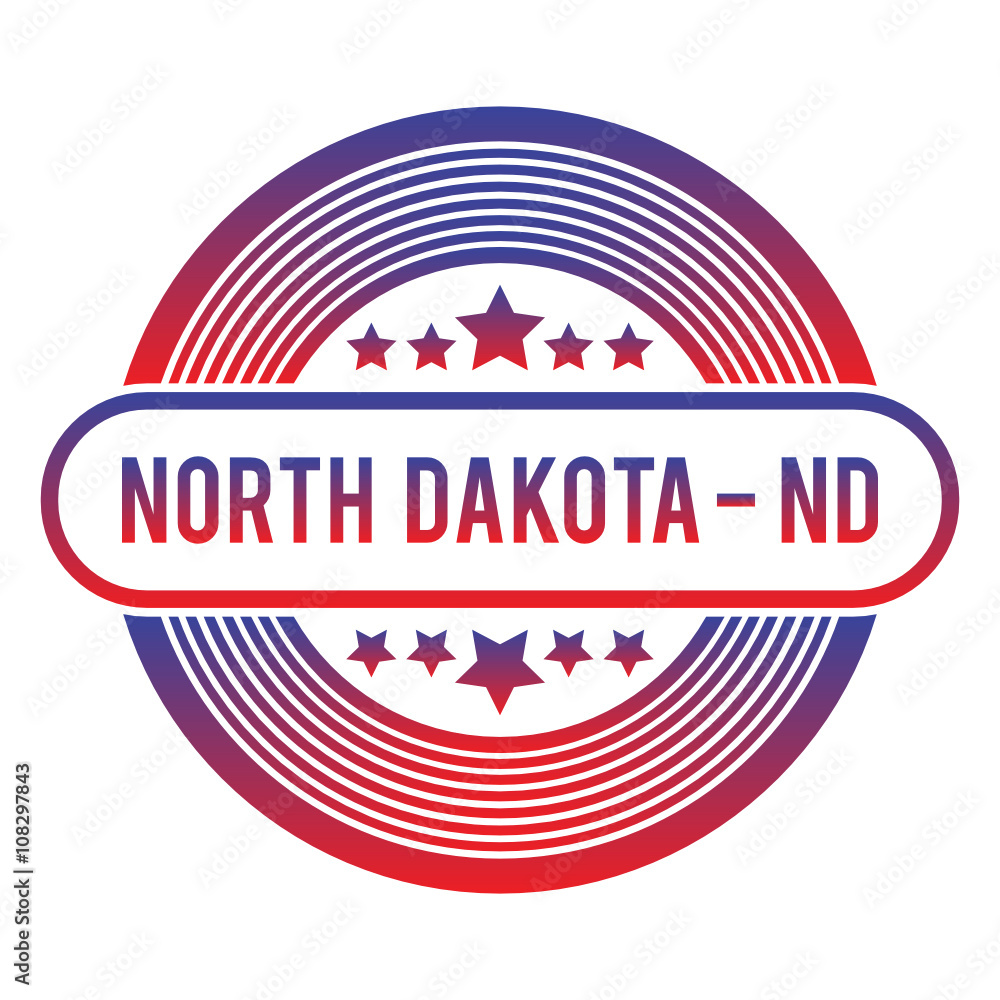 North dakota stamp North dakota stamp