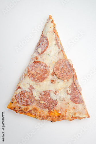 a slice of frozen pizza