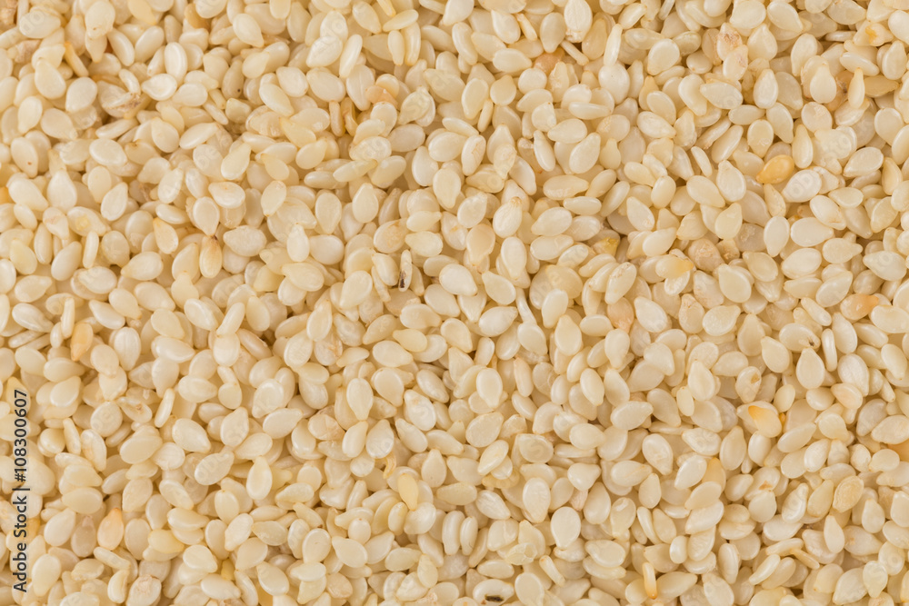 Closeup of lots of sesame seeds Closeup of lots of sesame seeds