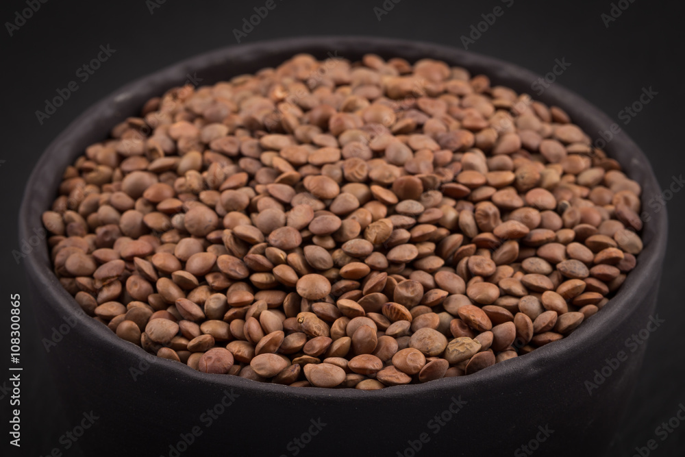 Lentils Isolated on White Background Lentils Isolated on White Background