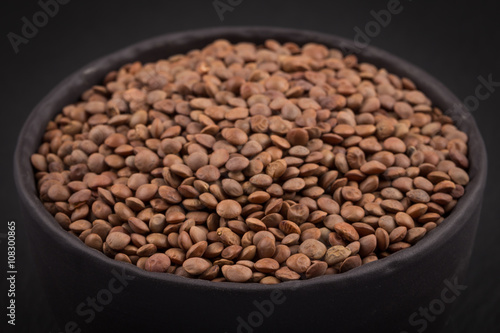 Lentils Isolated on White Background