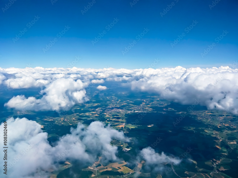 Beautiful cloudscape in the sky