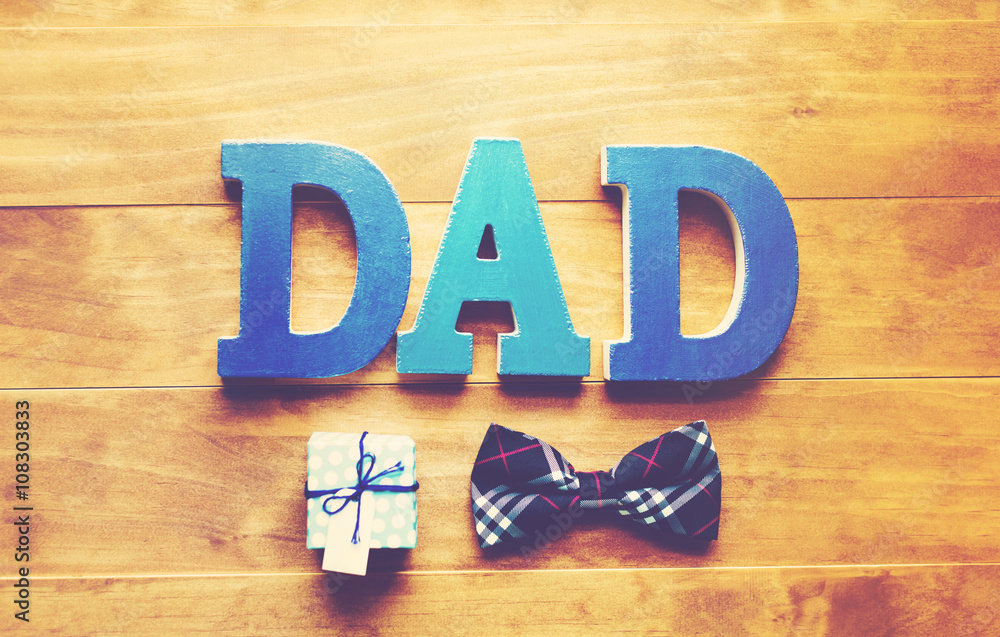 Father's day celebration theme with DAD letters Father's day celebration theme with DAD letters