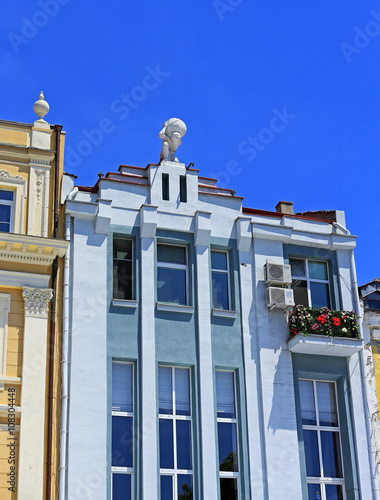 Bulgarian colored acritecture in Plovdiv - Bulgaria