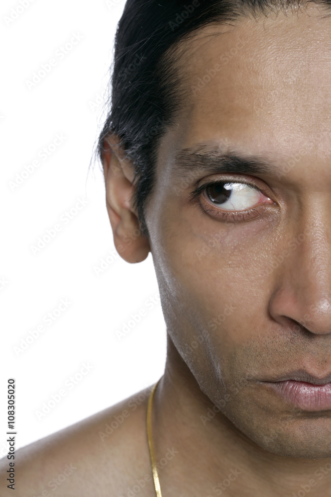 Obraz premium half man's face