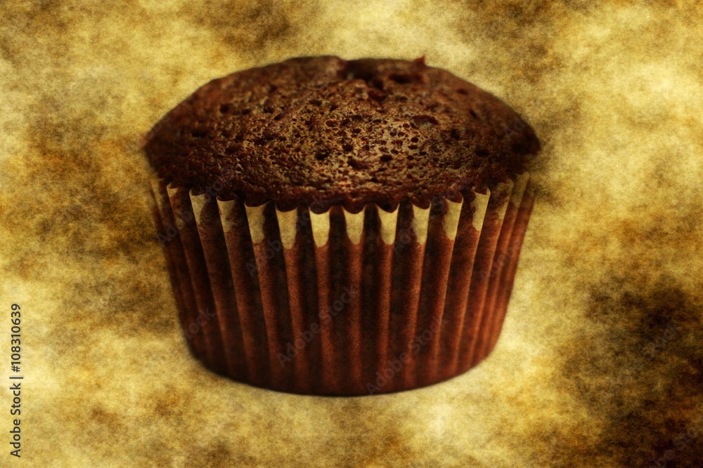 Close up of muffin grunge concept Close up of muffin grunge concept