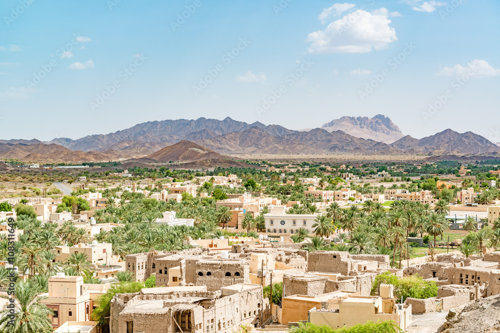 Oasis Town of Bahla in Ad Dakhiliyah, Oman. It is located about 200 km southwest of Muscat.