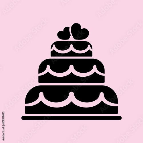 wedding cake icon