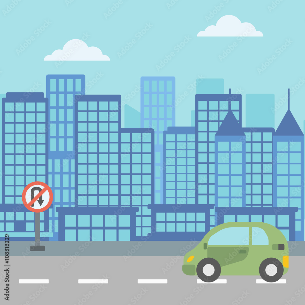 Background of modern city. Background of modern city.