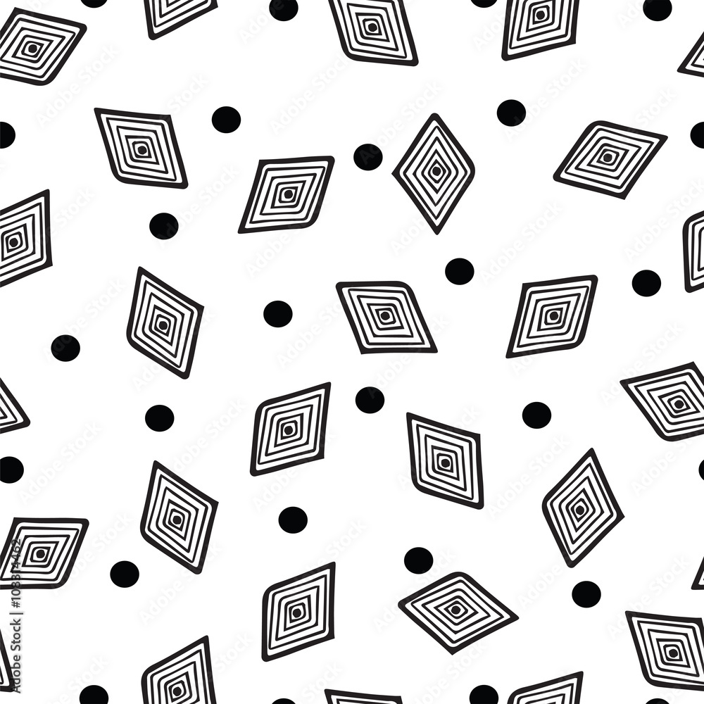 Seamless rhombus geometric background Seamless rhombus geometric background