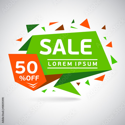 sale design template vector