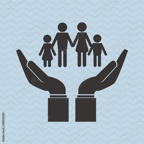 Illustration design of insurance, editable vecctor