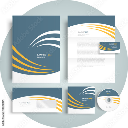 Corporate identity design template