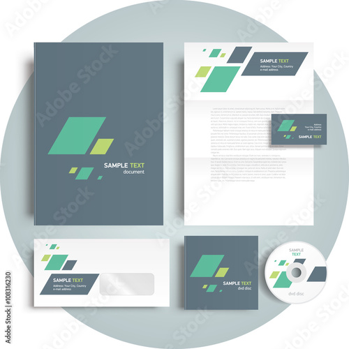 Corporate identity design template
