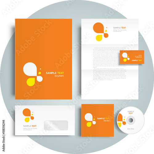 Corporate identity design template