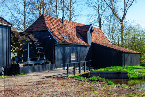 Watermill at Kollen in The Netherlands