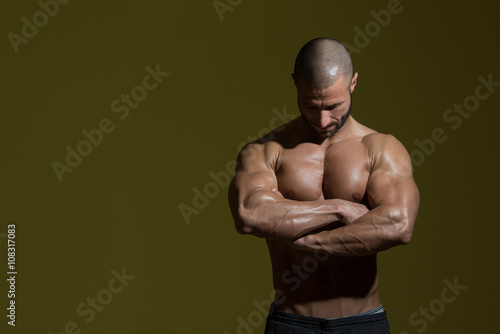 Portrait Of A Physically Fit Young Man
