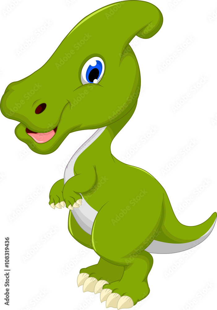 Dinosaur Parasaurolophus cartoon for you design Dinosaur Parasaurolophus cartoon for you design