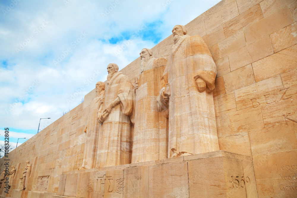 Reformation wall in Geneva, Switzerland